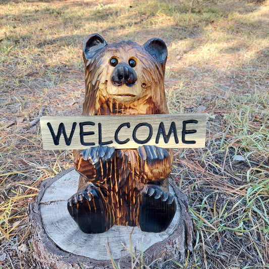 #31 15" Sign Bear with Reversible Sign