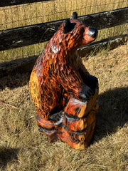 32” Bear on Rocks