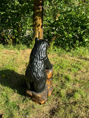 30” Bear on Rocks - Black