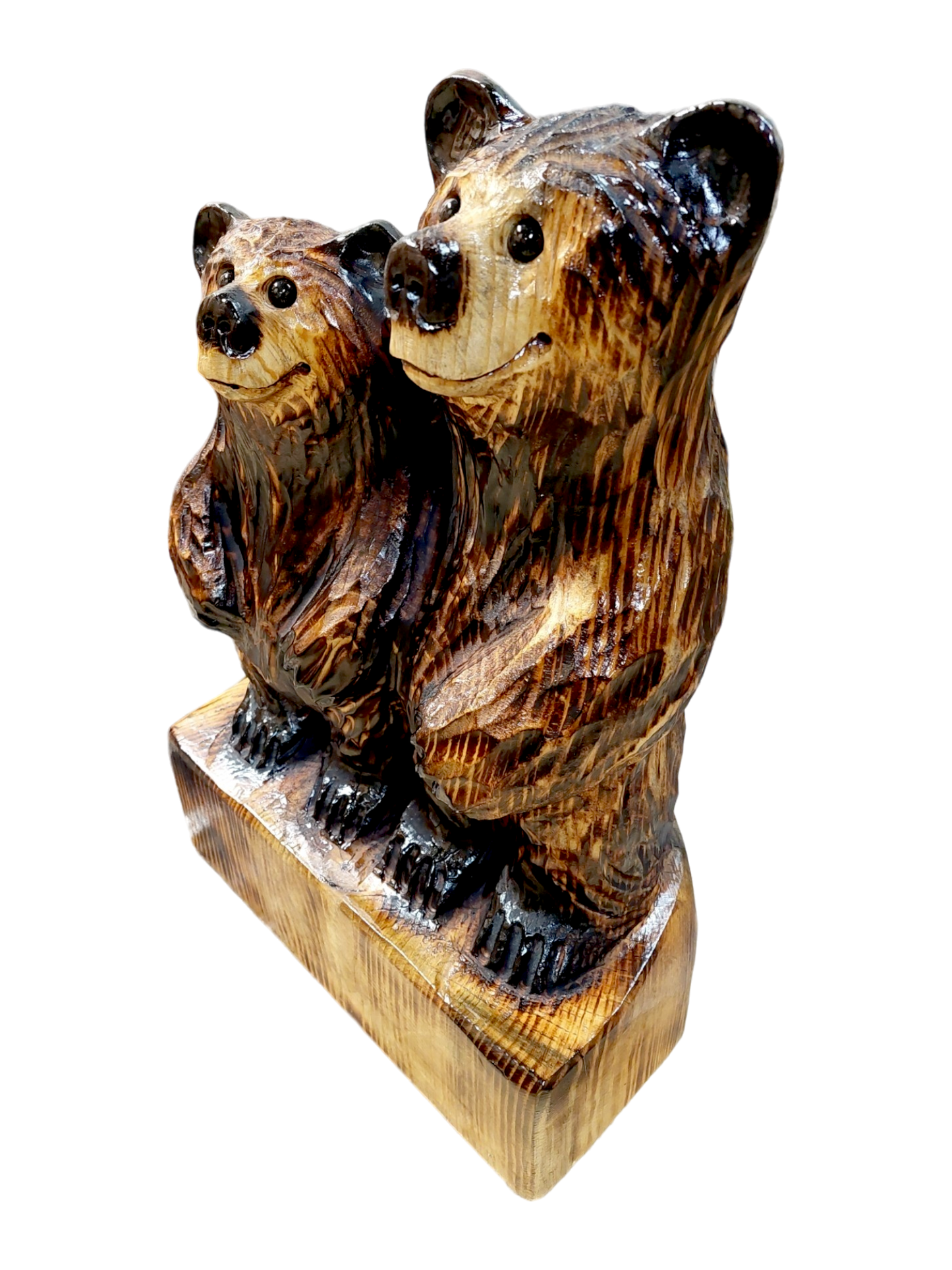 Hand Crafted Bear Couple- 24"