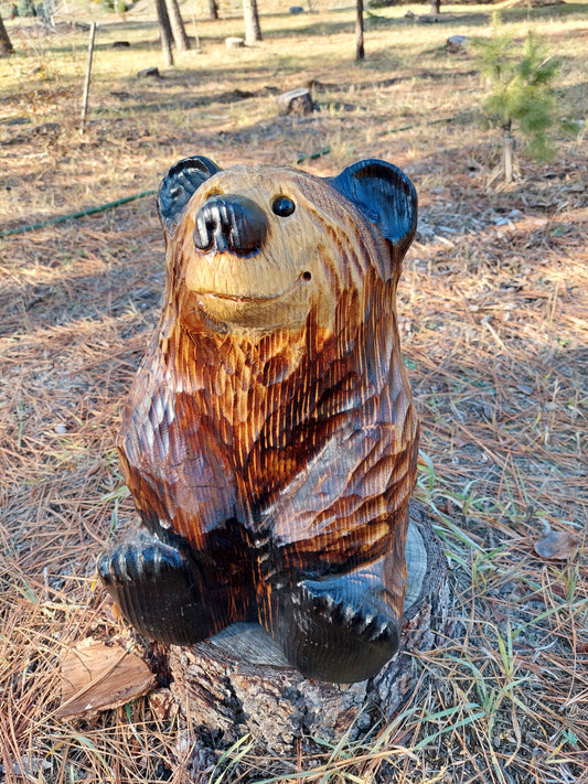 #38 15" Sitting Bear Looking Up
